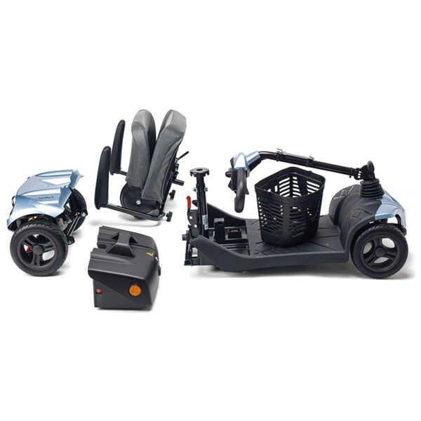 Scooter I-Confort de Movitcare desmontado